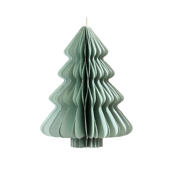 ALBERO CARTA H.40CM. VERDE MENTA